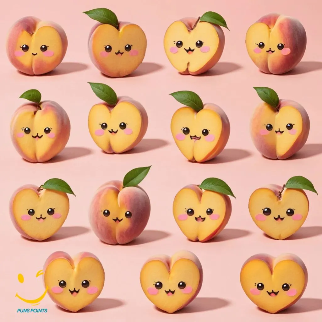 Peach Love Puns