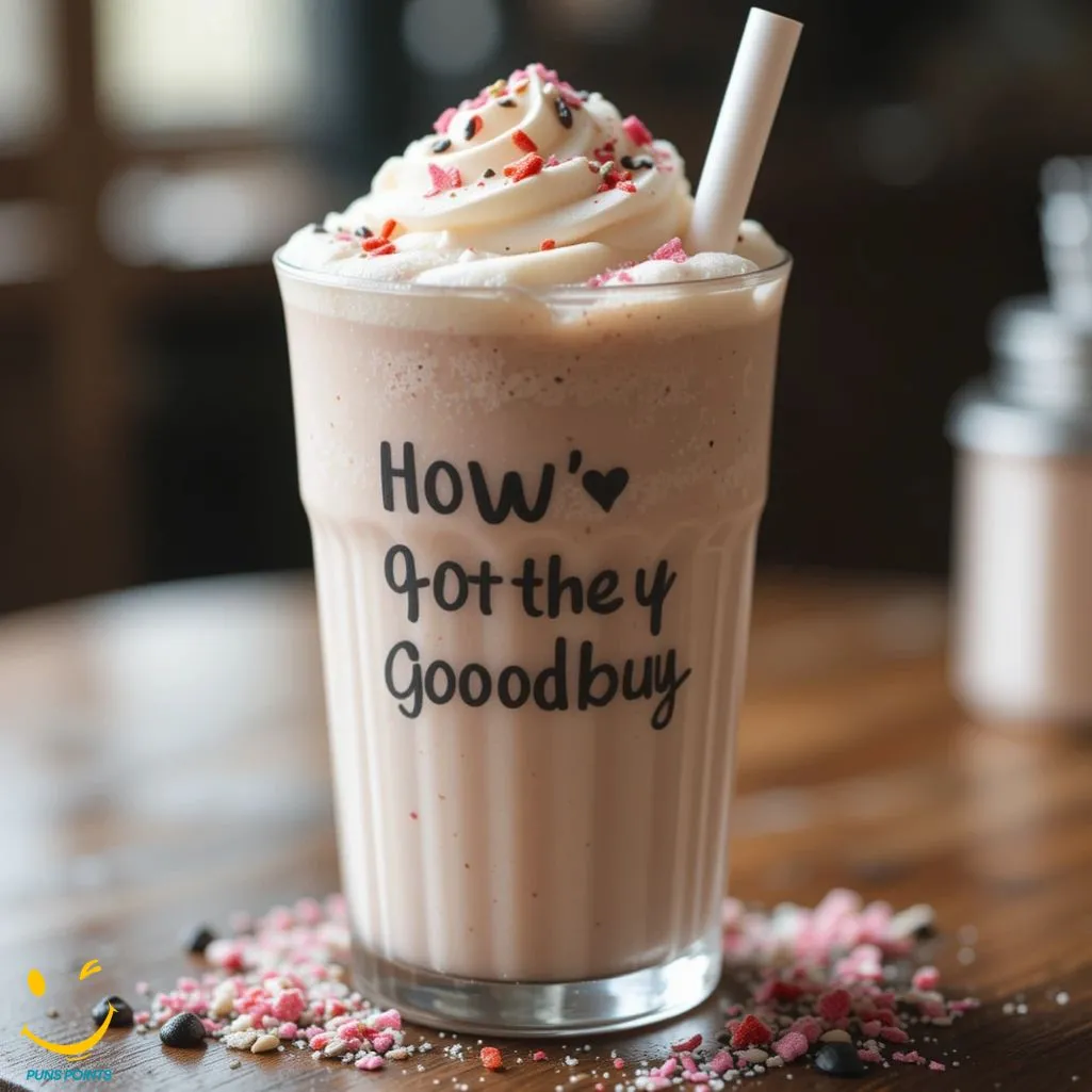 How Does A Milkshake Say Goodbye