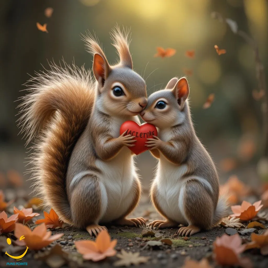 Squirrel Puns About Love