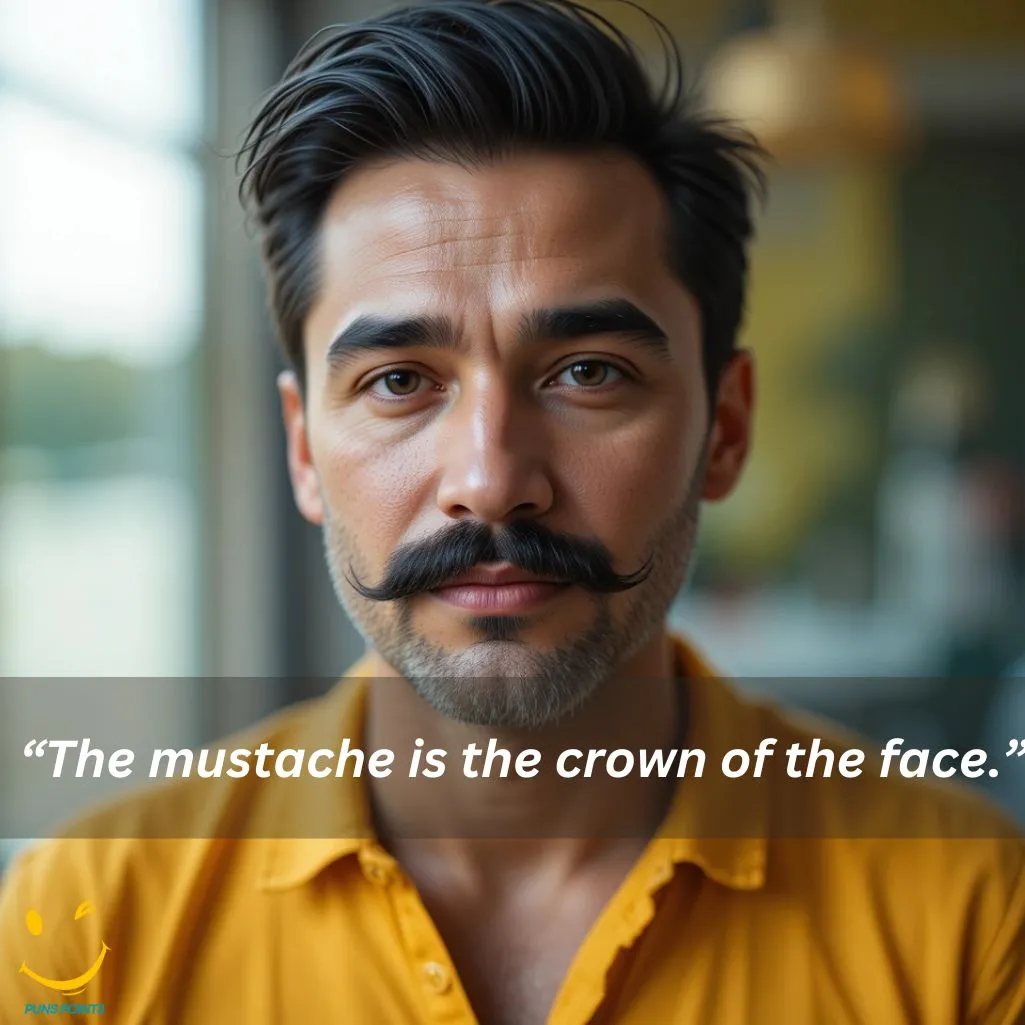 The Mustache Is The Crown Of The Face