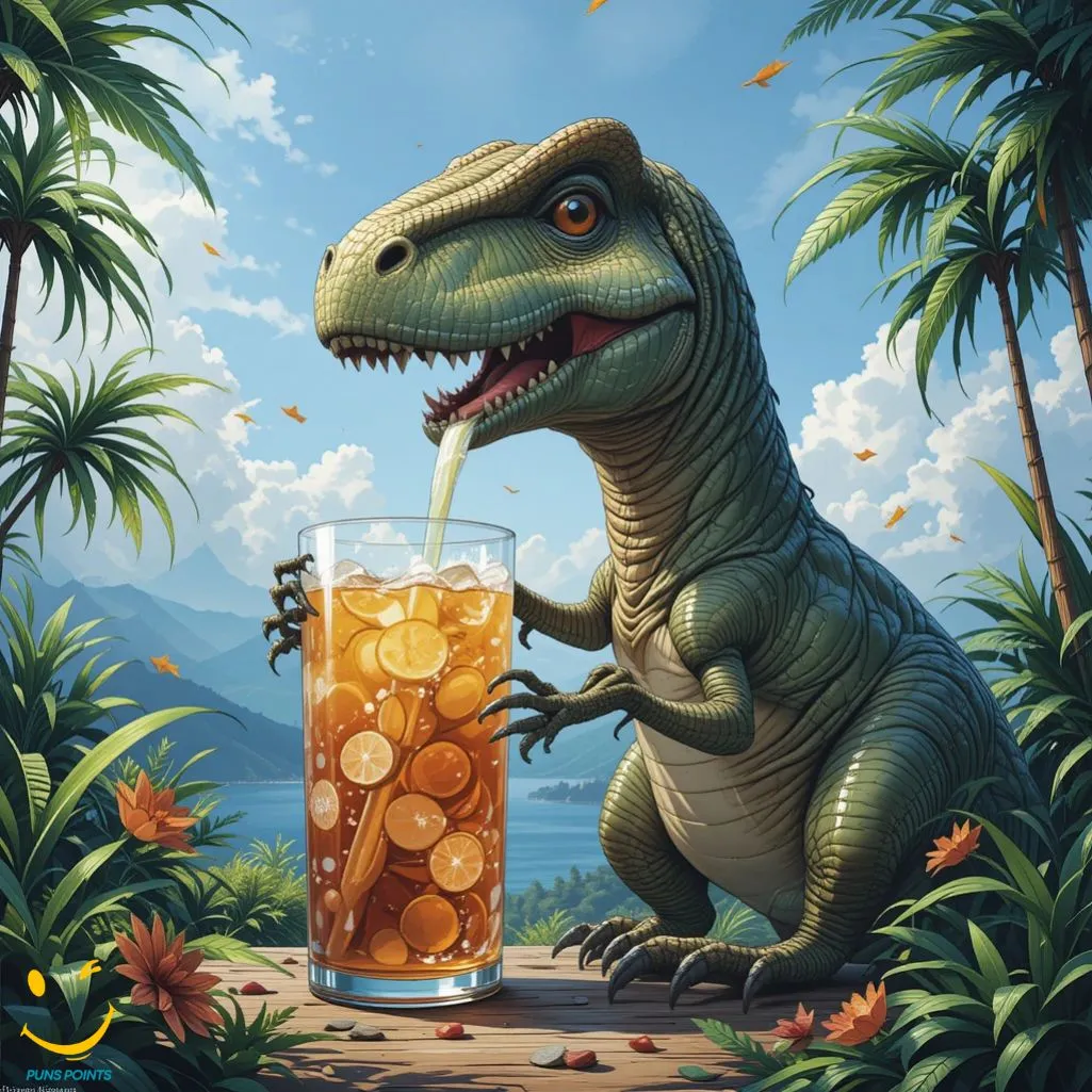 A Dinosaurs Favorite Drink