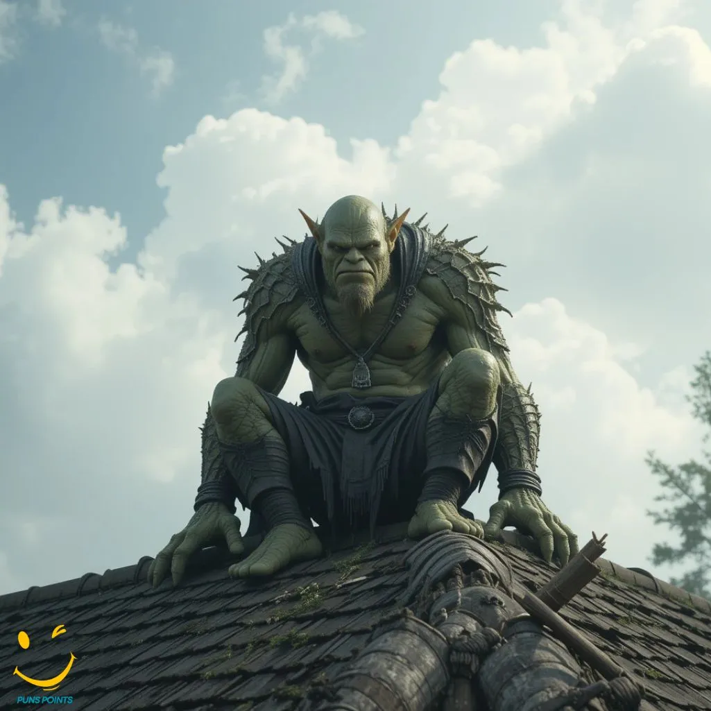 Ogre Sit On The Roof