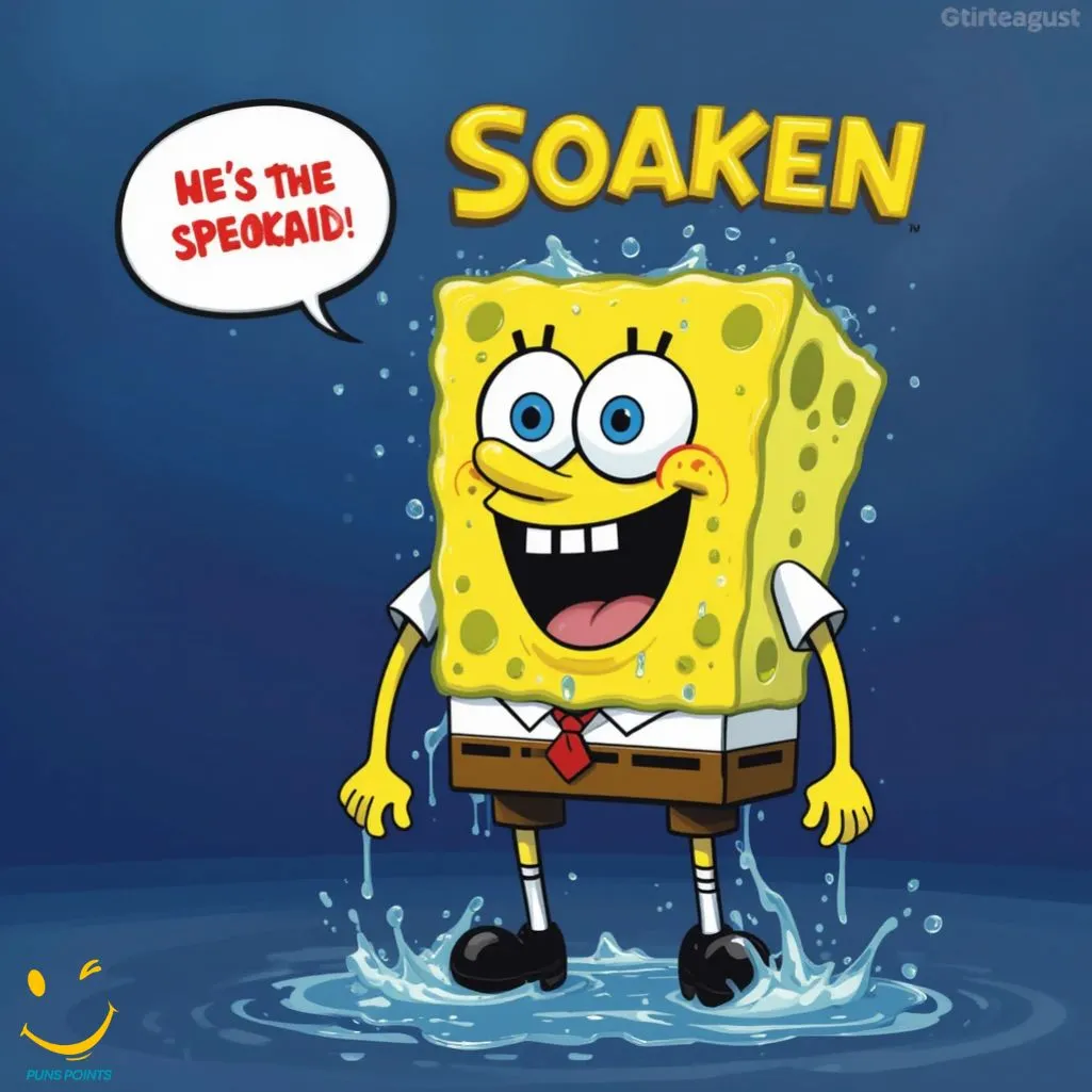 Get Soaked In Sponge Puns