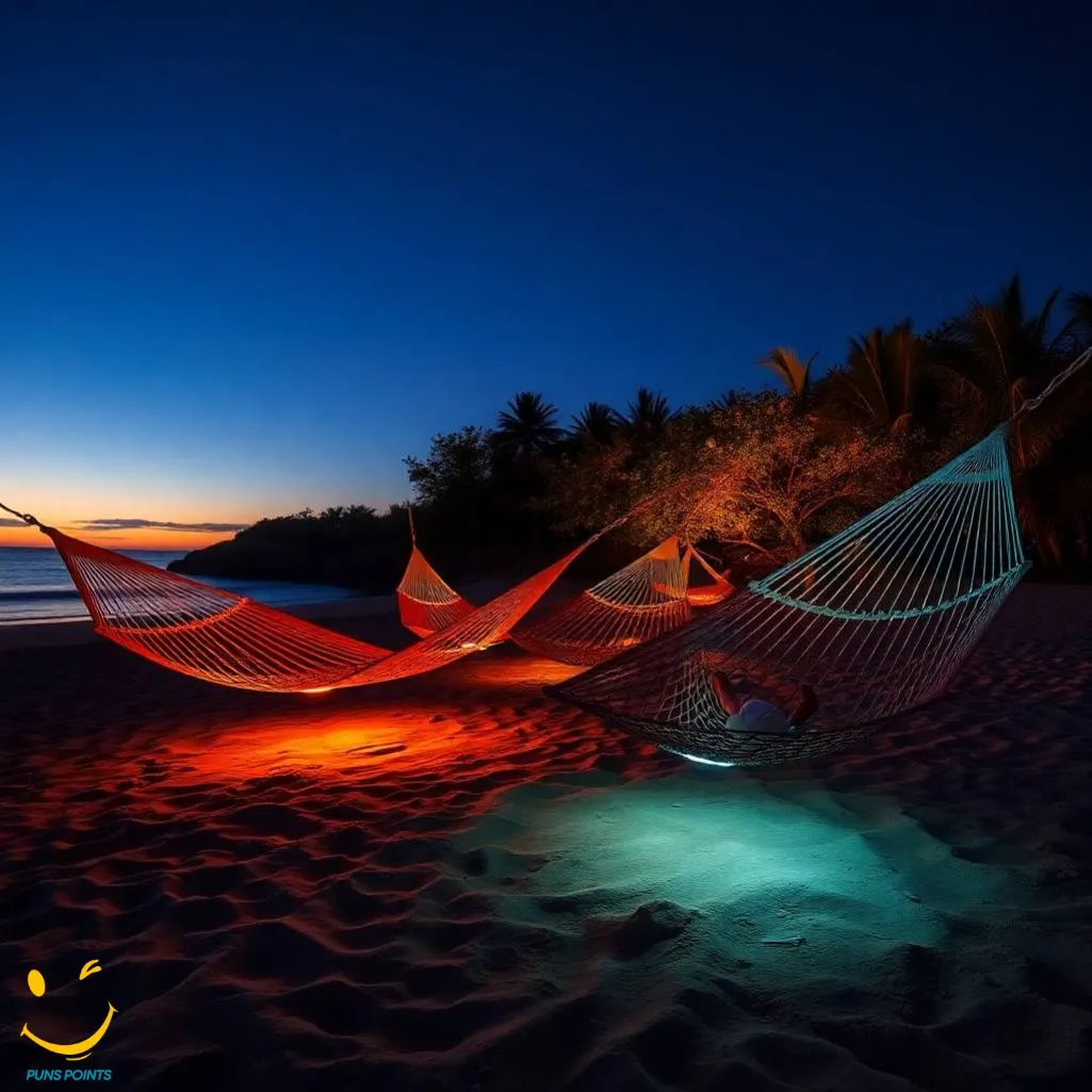 Hammocks At The Beach